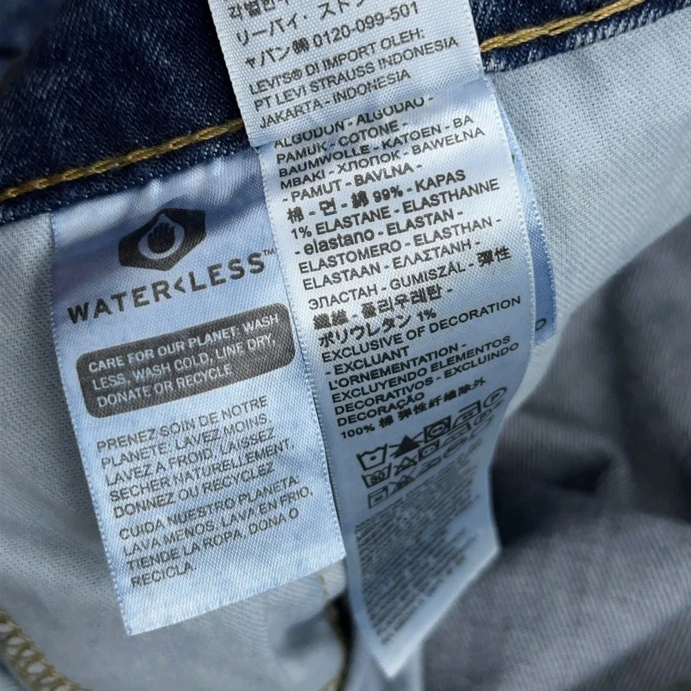 Levi's 505 Jeans Men's 36x36 Straight Leg‎ Medium Wash Stretch Denim Workwear